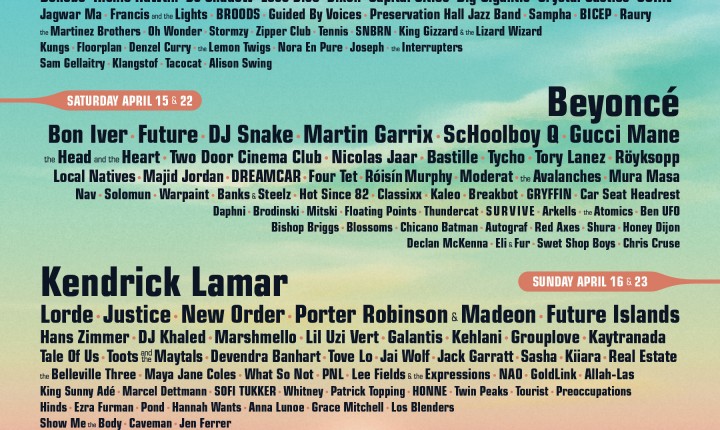 COACHELLA ANUNCIA CARTAZ COMPLETO