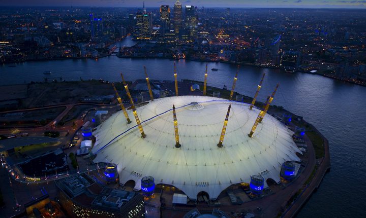 O2 Arena com lotação total em Agosto