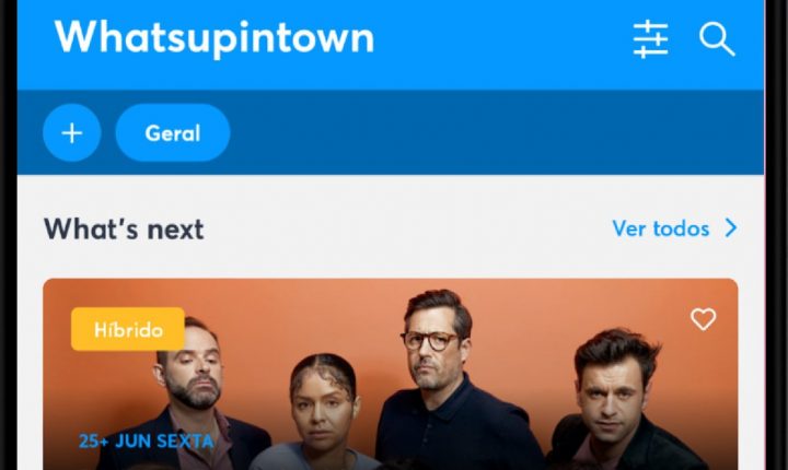 Whatsupintown: app de agenda de eventos
